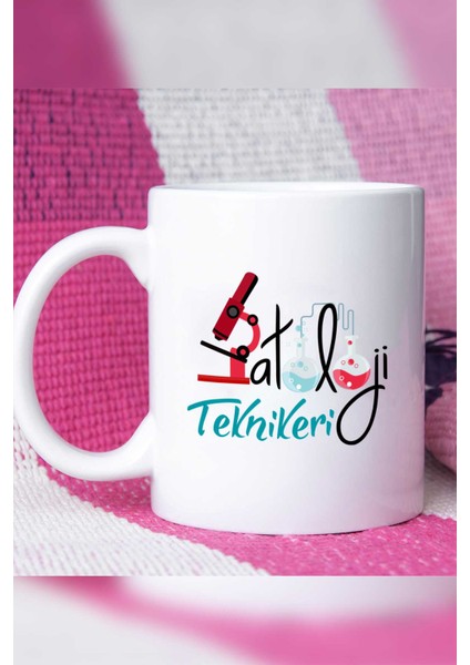 Patoloji Teknikeri Kupa Bardak Beyaz