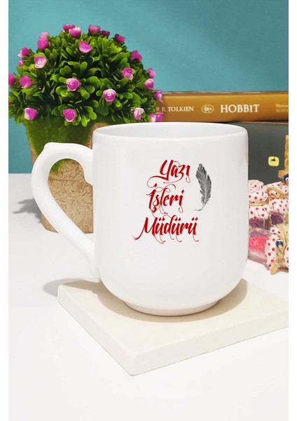 Yazı Işleri Müdürü Hediye Kupa Bardak Oval