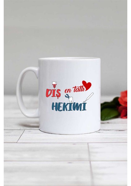 En Tatlı Diş Hekimi Kupa Bardak Beyaz