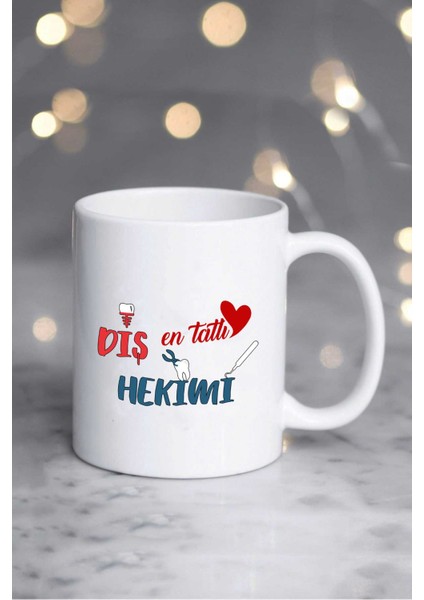 En Tatlı Diş Hekimi Kupa Bardak Beyaz