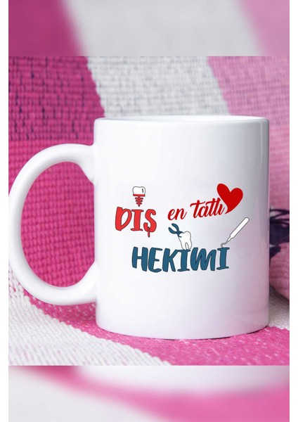En Tatlı Diş Hekimi Kupa Bardak Beyaz