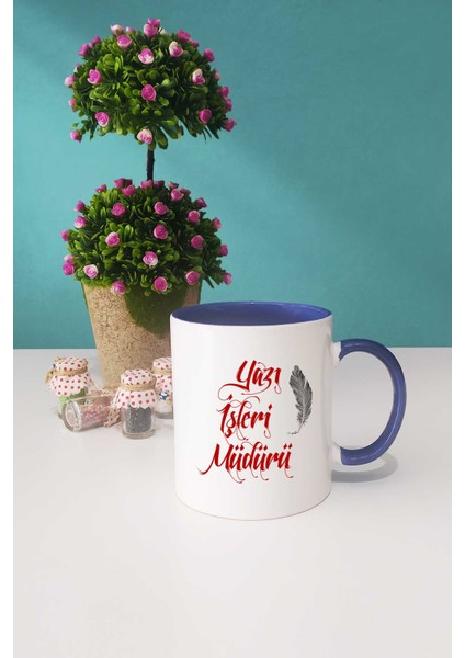 Yazı Işleri Müdürü Hediye Kupa Bardak Lacivert fiyatları