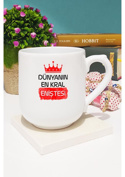Enişteye Hediye Dünyanın En Kral Eniştesi Kupa Bardak Oval
