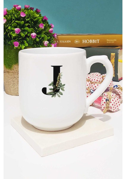 Botanik J Harfli Kupa Bardak Oval fiyatları