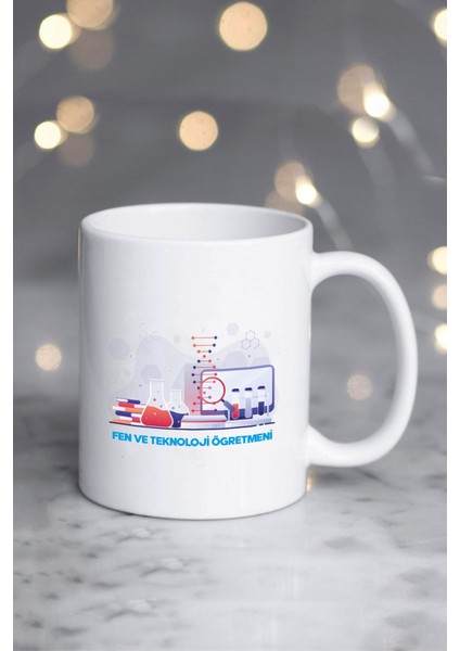 Fen ve Teknoloji Öğretmeni Kupa Bardak Beyaz fiyatları