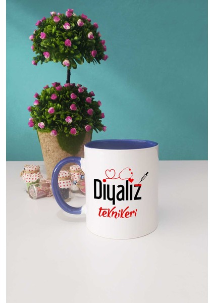 Diyaliz Teknikeri Kupa Bardak Lacivert