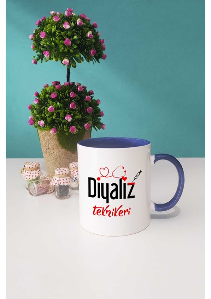 Diyaliz Teknikeri Kupa Bardak Lacivert fiyatları