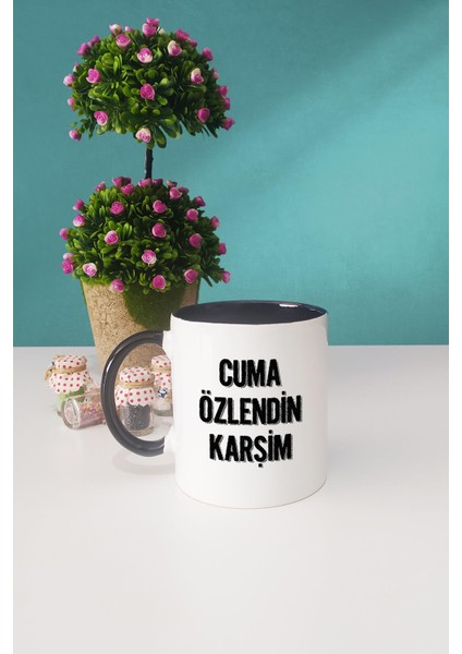 Cuma Özlendin Karşim Kupa Bardak Siyah