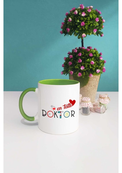 En Tatlı Doktor Kupa Bardak Yeşil