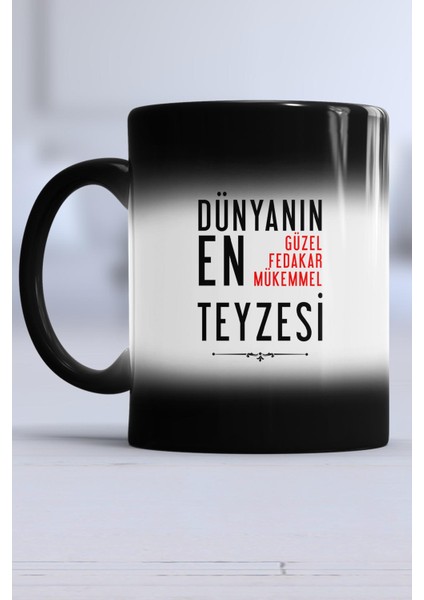 Teyzeye Hediye Kupa Bardak Sihirli
