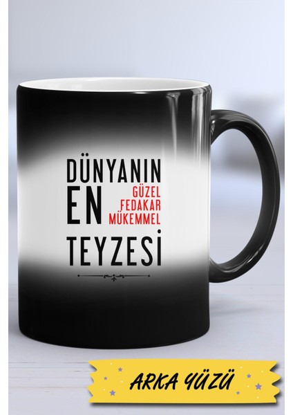 Teyzeye Hediye Kupa Bardak Sihirli modelleri