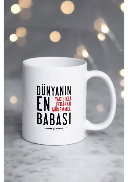 Babalar Günü Hediyesi Kupa Bardak Beyaz fiyatları