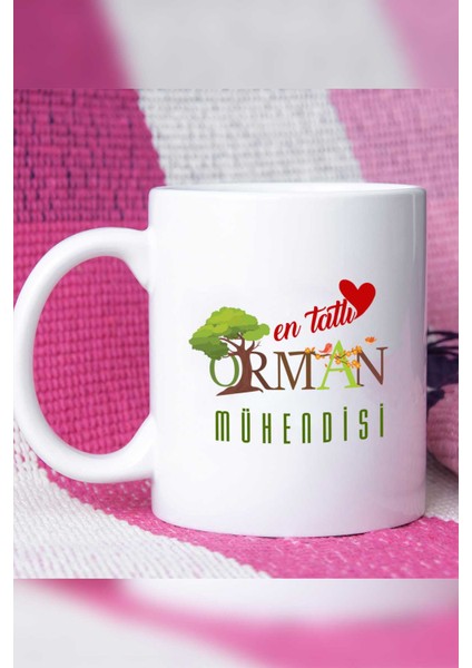 En Tatlı Orman Mühendisi Hediye Kupa Bardak Beyaz modelleri