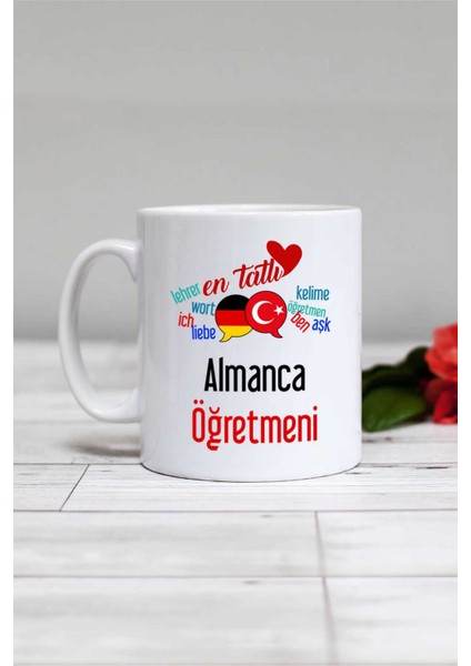 En Tatlı Almanca Öğretmeni Kupa Bardak Beyaz