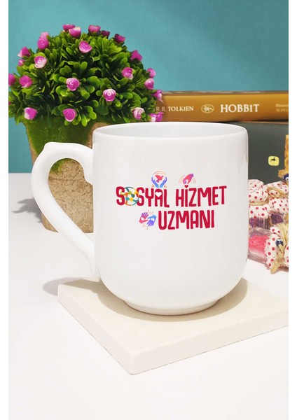 Sosyal Hizmet Uzmanı Hediye Kupa Bardak Oval