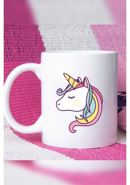 Unicorn Hediye Kupa Bardak Beyaz modelleri