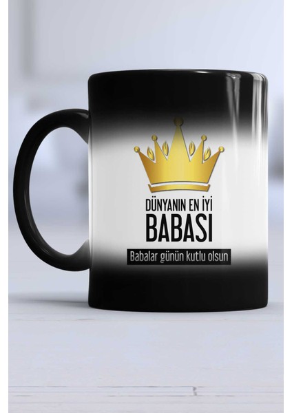 Babalar Günü Hediyesi Kupa Bardak Sihirli