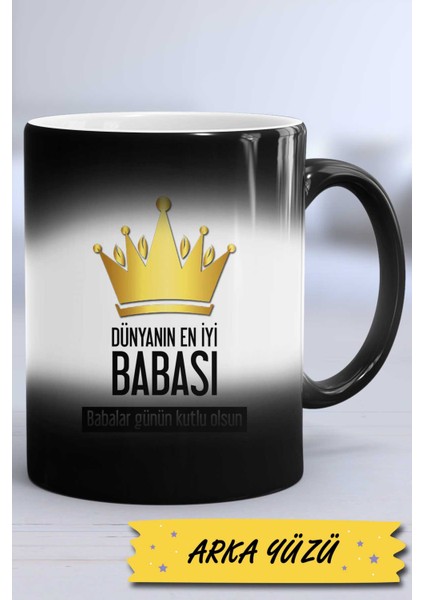 Babalar Günü Hediyesi Kupa Bardak Sihirli modelleri