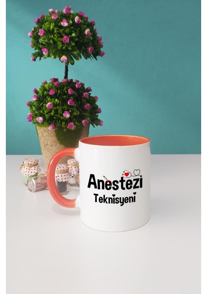 Anestezi Teknisyeni Hediye Kupa Bardak Turuncu fiyatları