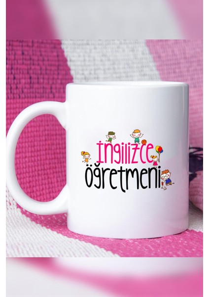 Ingilizce Öğretmeni Hediye Kupa Bardak Beyaz modelleri