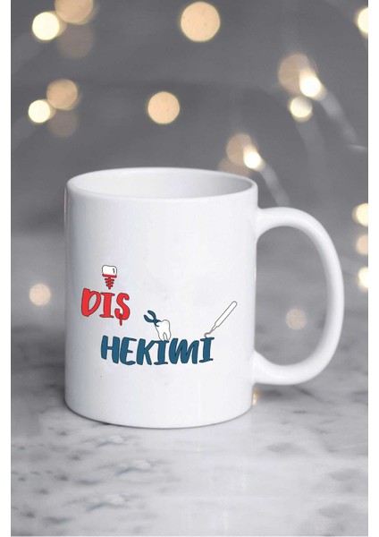 Diş Hekimi Kupa Bardak Beyaz