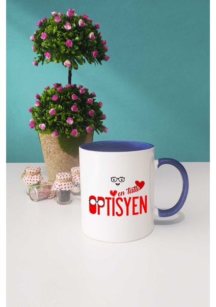 En Tatlı Optisyen Hediye Kupa Bardak Lacivert fiyatları