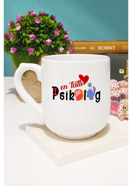 En Tatlı Psikolog Hediye Kupa Bardak Oval