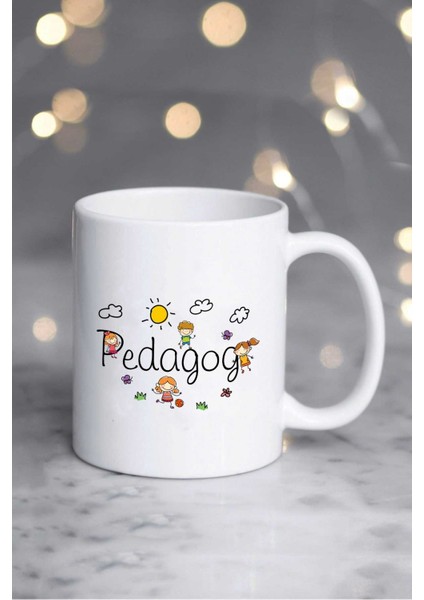Pedagog Hediye Kupa Bardak Beyaz fiyatları