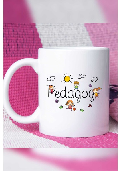 Pedagog Hediye Kupa Bardak Beyaz modelleri