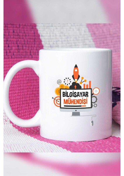Bilgisayar Mühendisi Hediye Kupa Bardak Beyaz