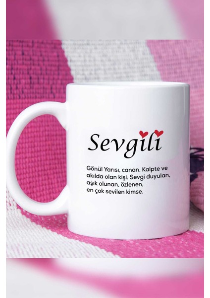 Sevgililer Günü Hediyesi Sevgili Kupa Bardak Beyaz modelleri