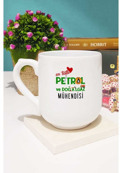 En Tatlı Petrol ve Doğalgaz Mühendisi Kupa Bardak Oval