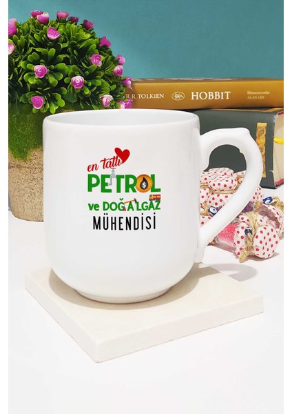 En Tatlı Petrol ve Doğalgaz Mühendisi Kupa Bardak Oval