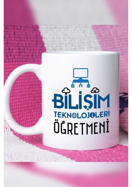 Bilişim Teknolojileri Öğretmeni Kupa Bardak Beyaz