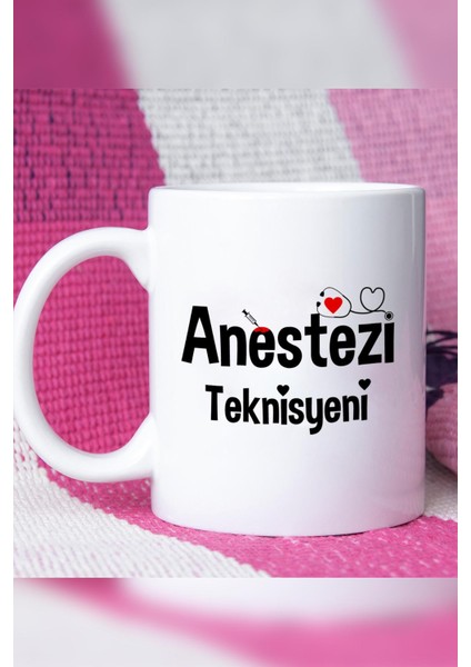 Anestezi Teknisyeni Hediye Kupa Bardak Beyaz modelleri