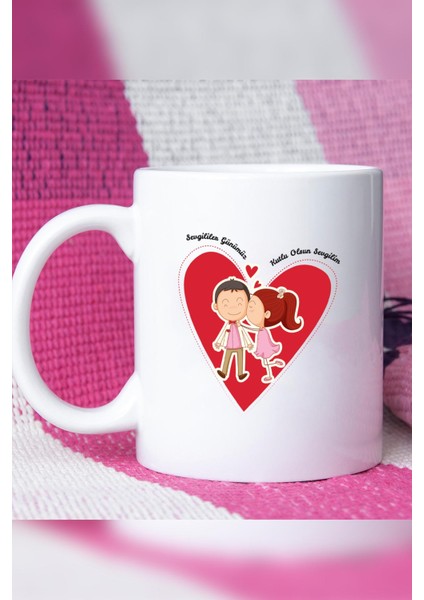 Sevgililer Günü Hediyesi Kupa Bardak Beyaz modelleri