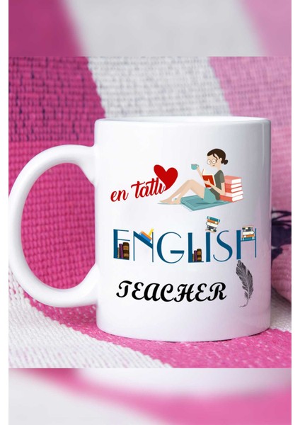 En Tatlı Ingilizce Öğretmeni Kupa Bardak Beyaz