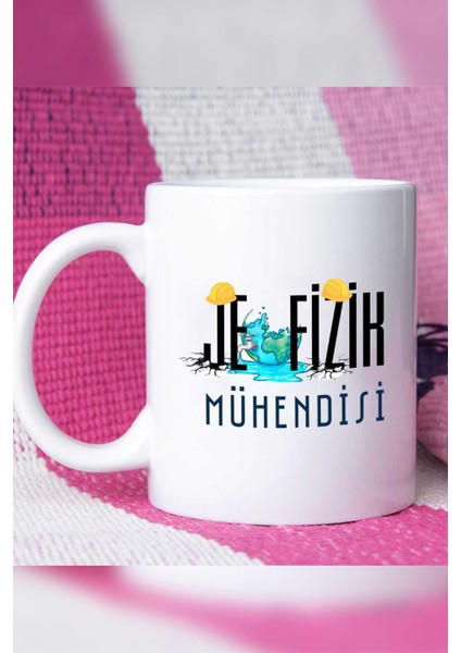 Jeofizik Mühendisi Hediye Kupa Bardak Beyaz modelleri