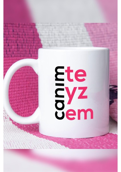 Teyzeye Hediye Canım Teyzem Kupa Bardak Beyaz modelleri