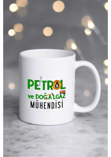 Petrol ve Doğalgaz Mühendisi Kupa Bardak Beyaz fiyatları