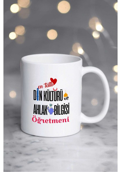 En Tatlı Din Kültürü Öğretmeni Kupa Bardak Beyaz fiyatları