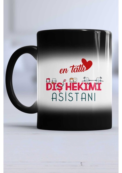 En Tatlı Diş Hekimi Asistanı Kupa Bardak Sihirli