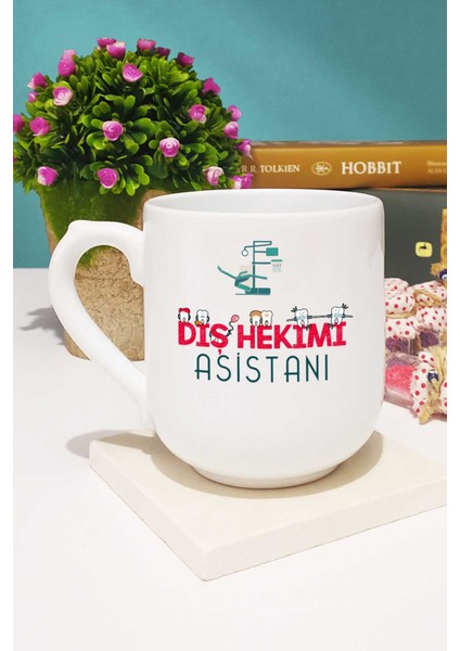 Diş Hekimi Asistanı Kupa Bardak Oval