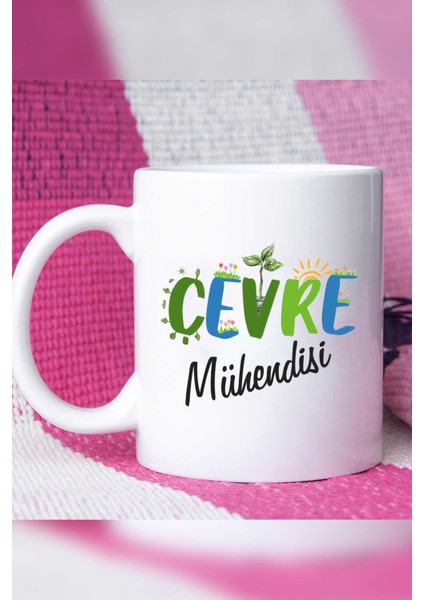 Çevre Mühendisi Hediye Kupa Bardak Beyaz modelleri