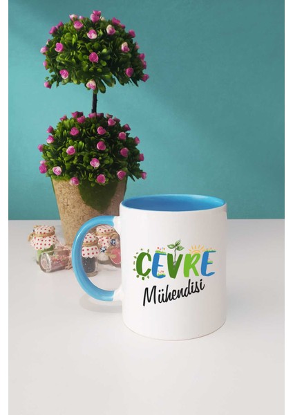 Çevre Mühendisi Hediye Kupa Bardak Mavi