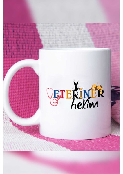 Veteriner Hekim Kupa Bardak Beyaz modelleri