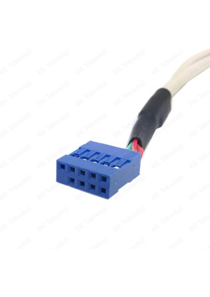 Pc Anakart 9 Pin Header 2 Port USB 2.0 Anakart Arka Panel Genişletme Braketi