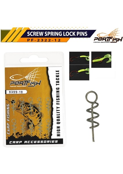 2322-12 Screw Spring Lock Pins