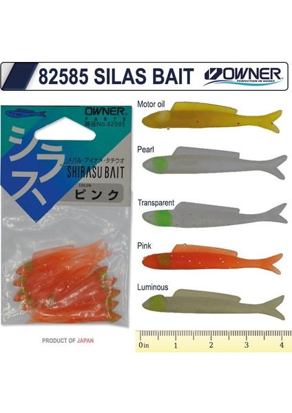 82585 Silas Bait Lrf Silikonu 3.7 cm Pink