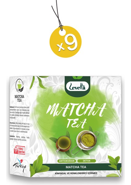 Matcha Çayı Tozu 9 x 100 gr